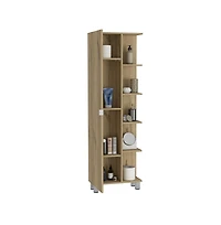Tuhome Urano Linen Cabinet Light Oak Mdf