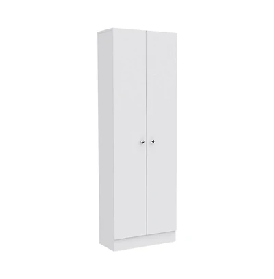 Tuhome Multistorage Pantry White Mdf