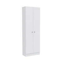 Tuhome Multistorage Pantry White Mdf