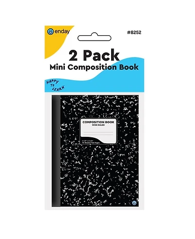 Mini composition books 4.5" x 3.25" College Ruled 70 ct. 2 pack