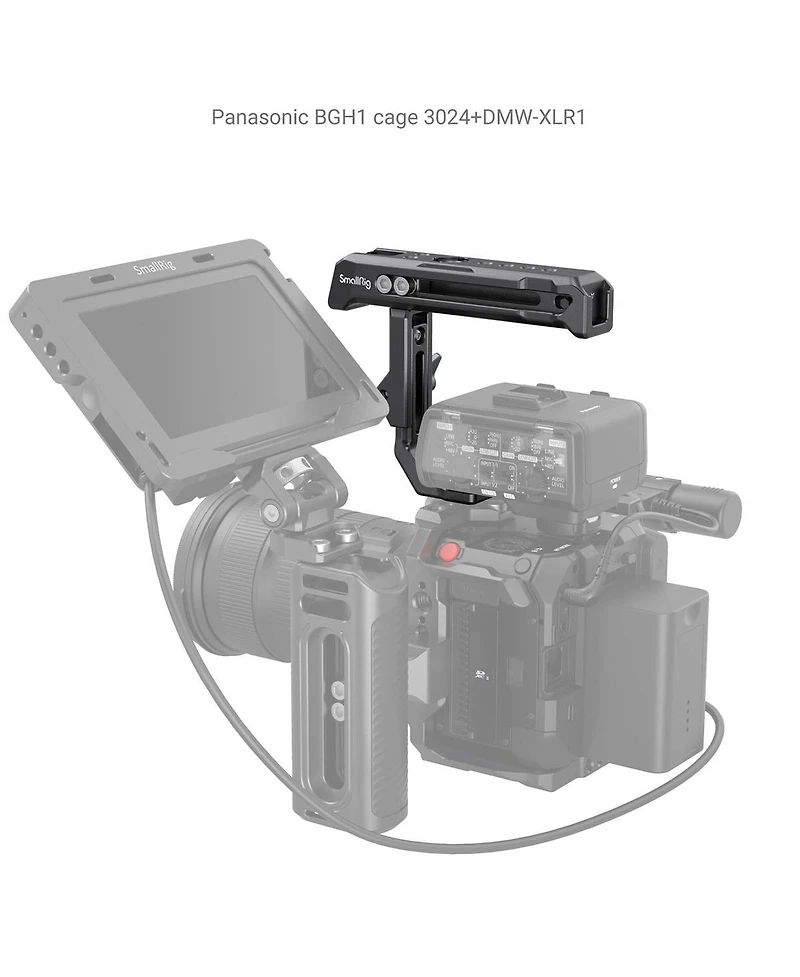 SmallRig Top Handle for Sony Xlr-K1M/K2M/K3M and Panasonic Dmw-XLR1 Adapter