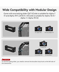 SmallRig 3667B Full Camera Cage for Sony Alpha 7R V/7 Iv/7S Iii/1/7R Iv