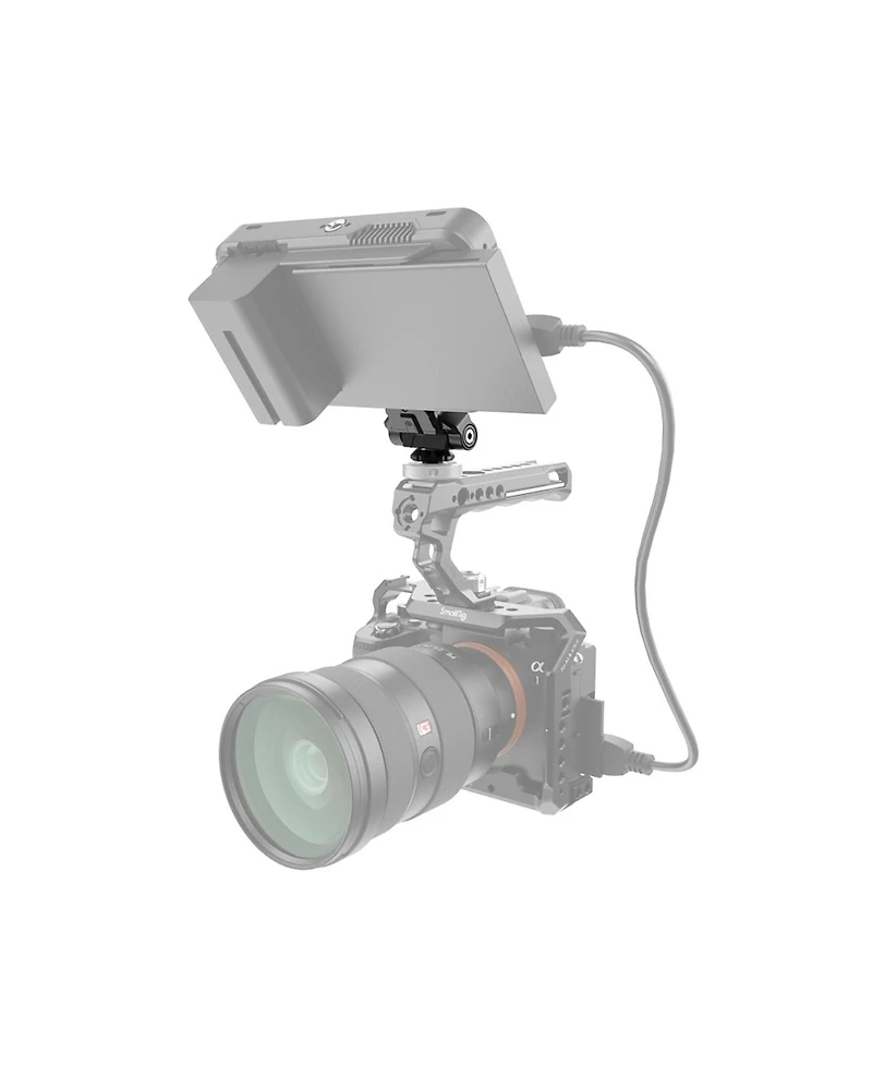 SmallRig Drop-In Hawklock Mini Quick Release Monitor Mount with Cold Shoe