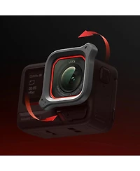 Insta360 Lens Guard for Ace Pro 2 Action Camera, Black/Red
