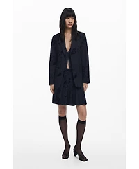 Desigual Women's Blazer with velvet details