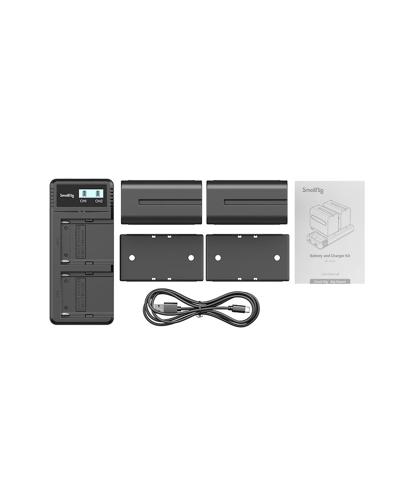 SmallRig SmallRig Battery and Charger Kit for Sony Np-F970 3823