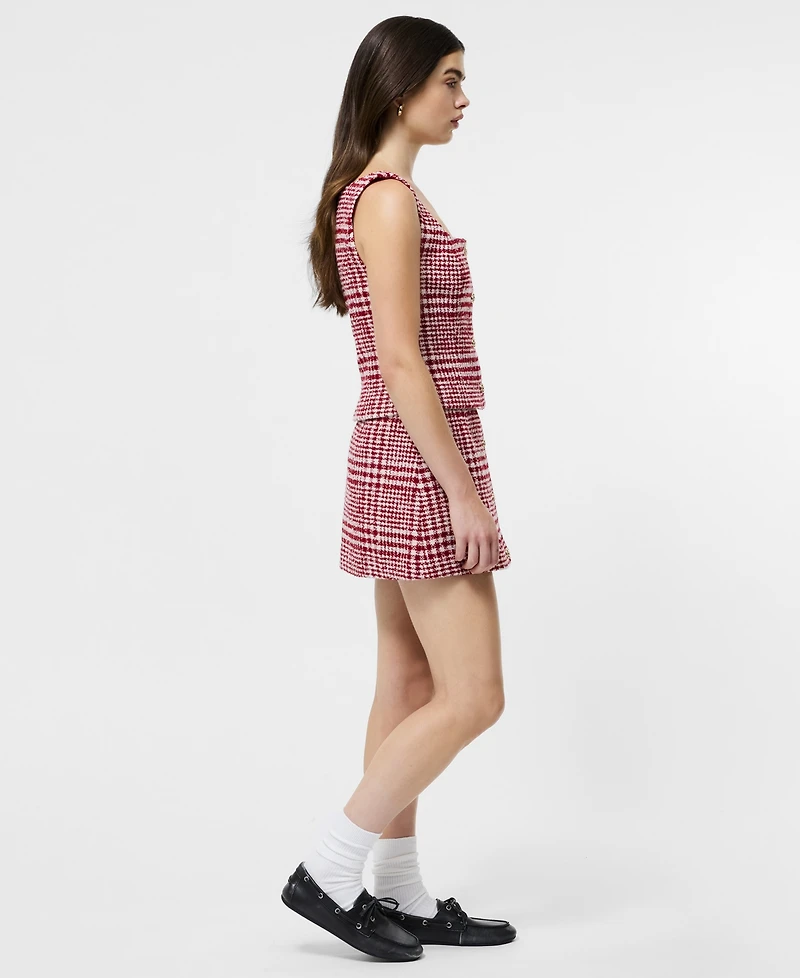 French Connection Women's Sqaure Neck Sleeveless Top