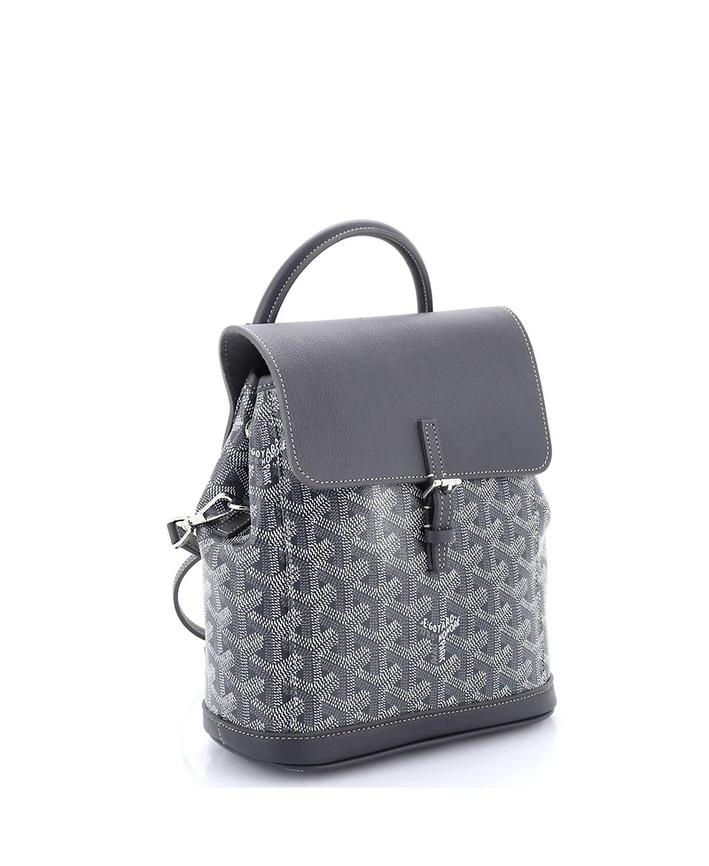Pre-Owned Goyard Mini Alpin Backpack Coated Canvas