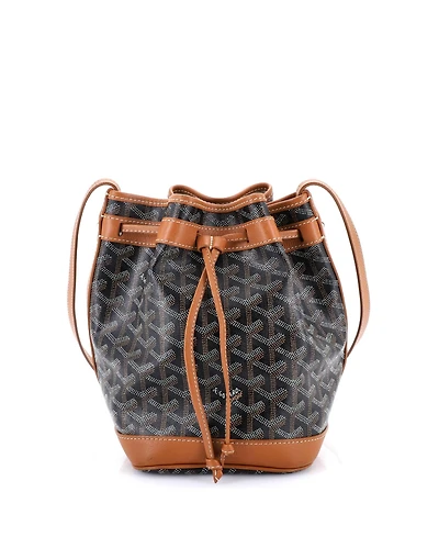 Pre-Owned Goyard Pm Petit Flot Bucket Bag Coated Canvas