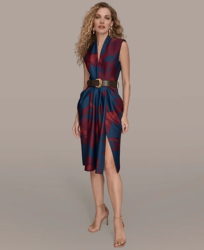Donna Karan New York Women's Belted Sheath Dress