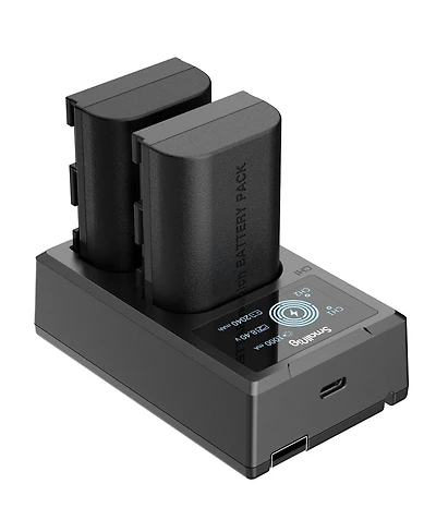 SmallRig 2x Lp-E6NH 14.69Wh 7.2V 2040mAh Camera Battery and Dual Charger Kit