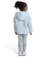 Adidas Toddler and Little Girls 2T-7 Two Piece Fleece Hoodie Leggings Set