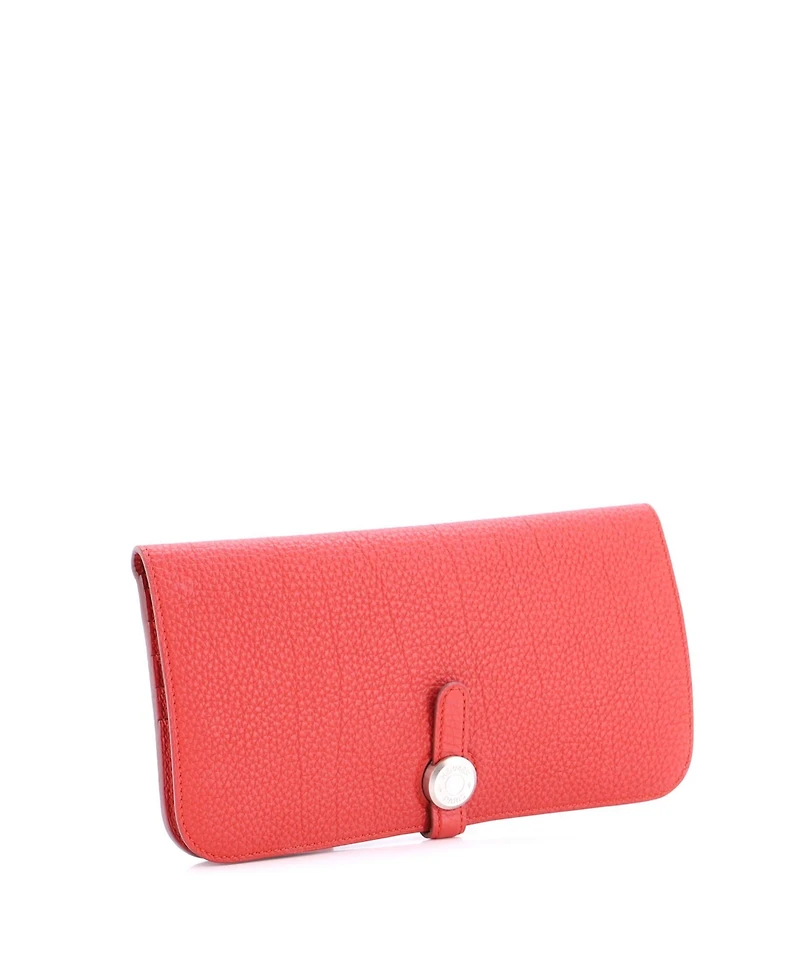 Pre-Owned Hermes Dogon Recto Verso Wallet Leather