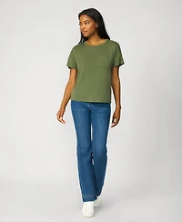 Cable & Gauge Women's Soft Modal Pocket Tee
