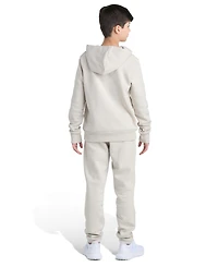 Adidas Big Boys Essential Small Logo 2-Piece Fleece Hoodie and Joggers Set