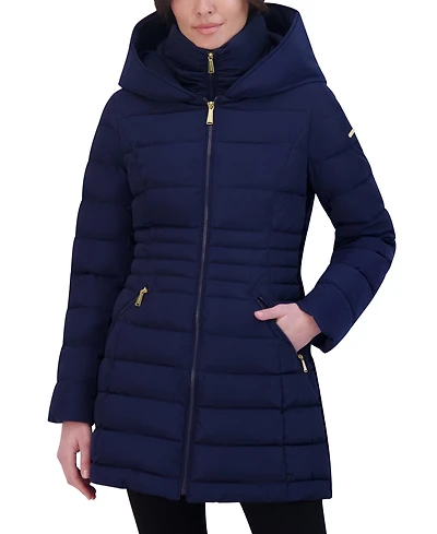 Laundry By Shelli Segal Women's Fitted Puffer Coat