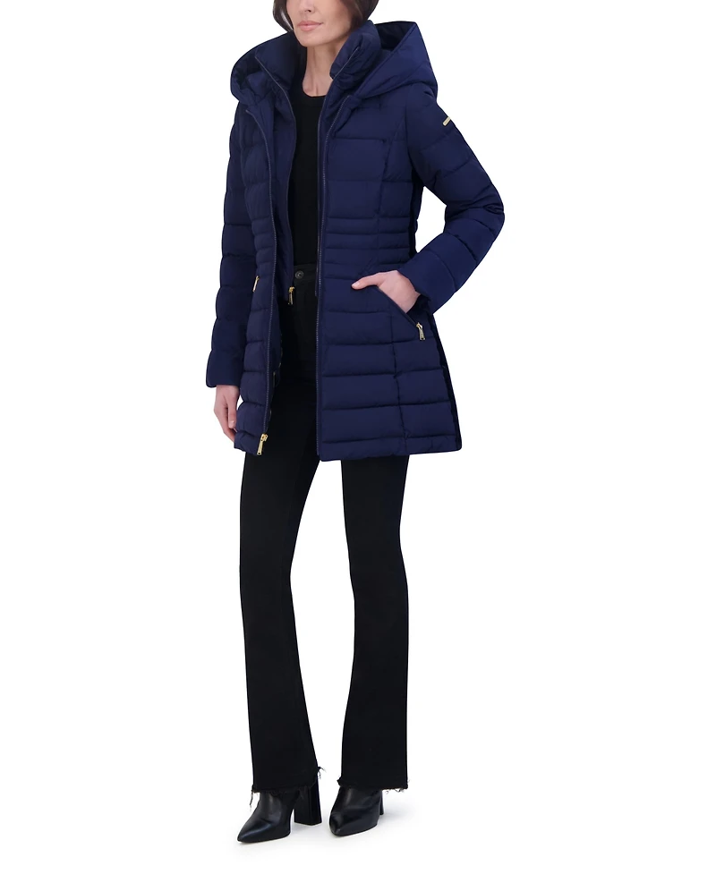 Laundry By Shelli Segal Women's Fitted Puffer Coat