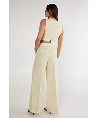 Nasty Gal Women's Pinstripe Tailored Pants