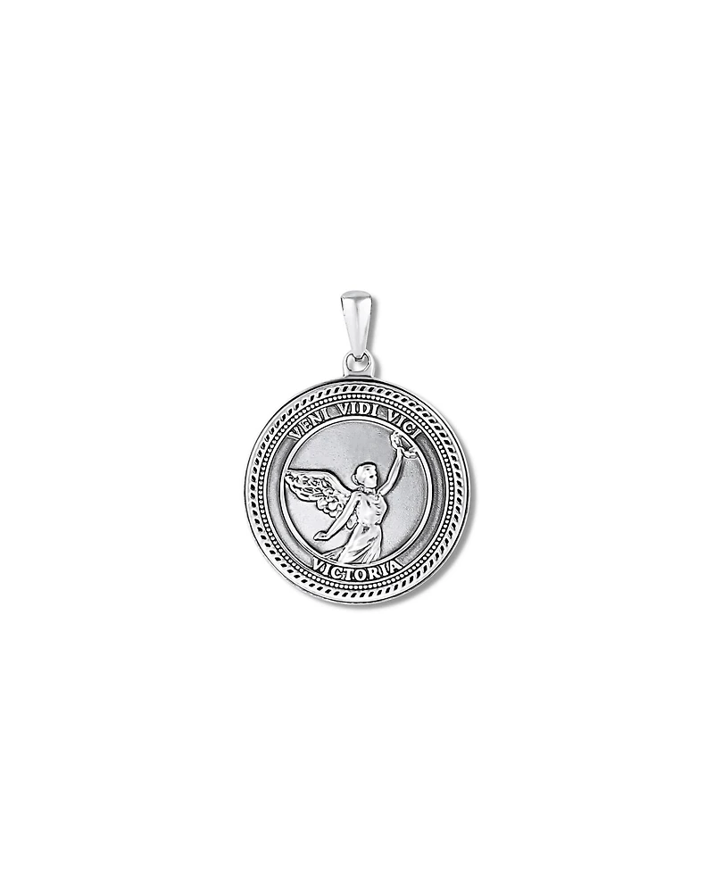 Vincero Men's Veni Vidi Vici Pendant in Rhodium-Plated Sterling Silver
