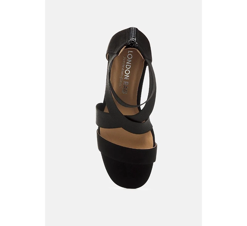 Benicia Elastic Strappy Sandal Womens