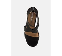Benicia Elastic Strappy Sandal Womens