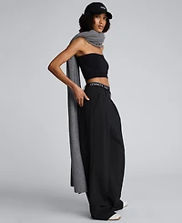 Kenneth Cole Women's High-Rise Pleat Detail Pants