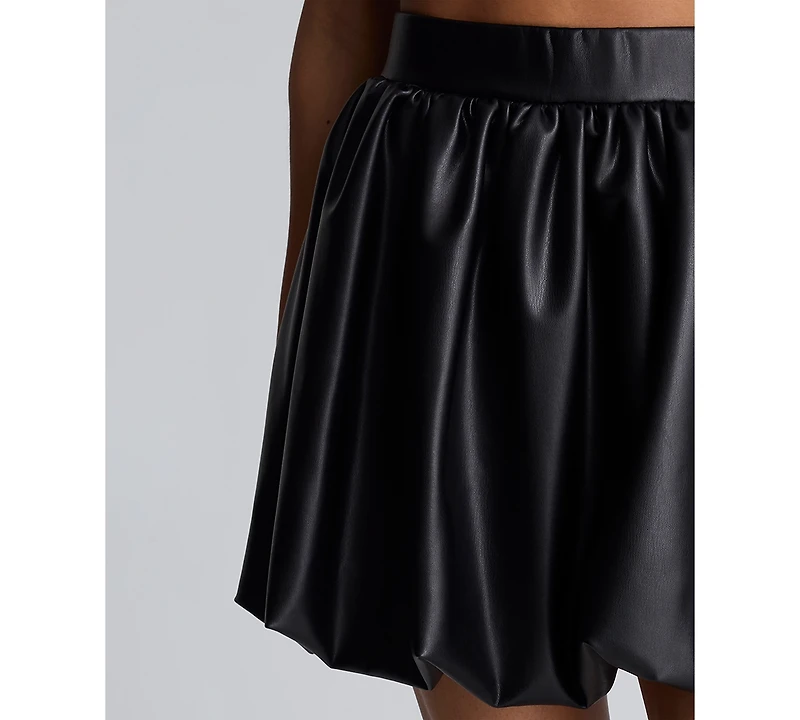 Kenneth Cole Women's Pull-On Bubble Mini Skirt