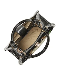 Brahmin Women's Adrian Black Attenborough Satchel Bag