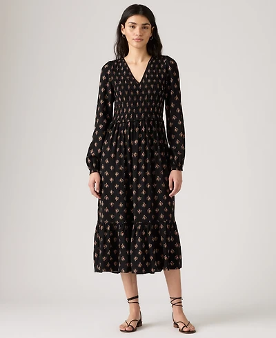 Levi's Women's Esme Long Sleeve Midi Dress