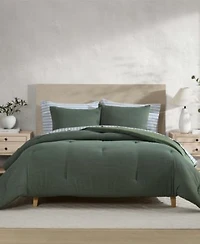 Nautica Herringbone Jacquard Chenille Solid Duvet Cover Set