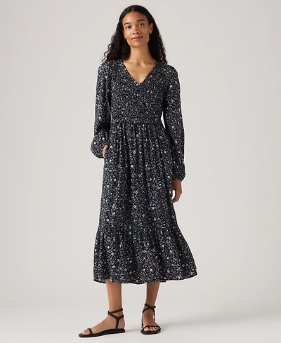 Levi's Women's Esme Long Sleeve Midi Dress