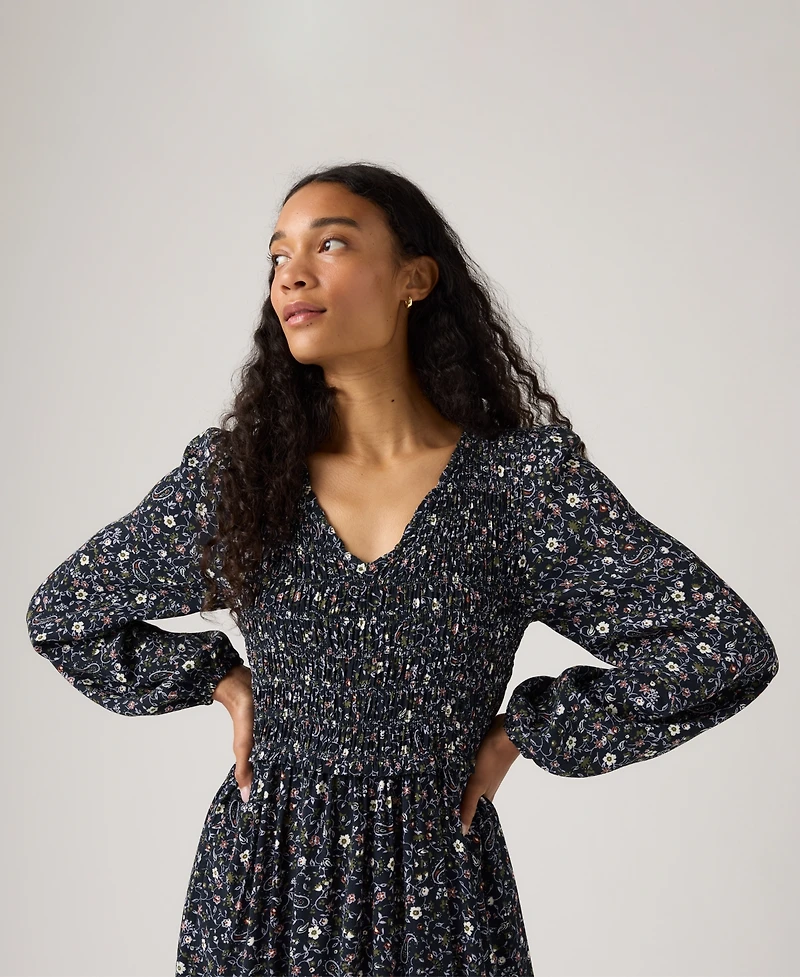 Levi's Women's Esme Long Sleeve Midi Dress