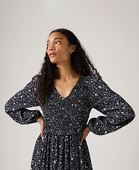 Levi's Women's Esme Long Sleeve Midi Dress