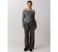 Line & Dot Women's Betty Long Sleeve Sweater
