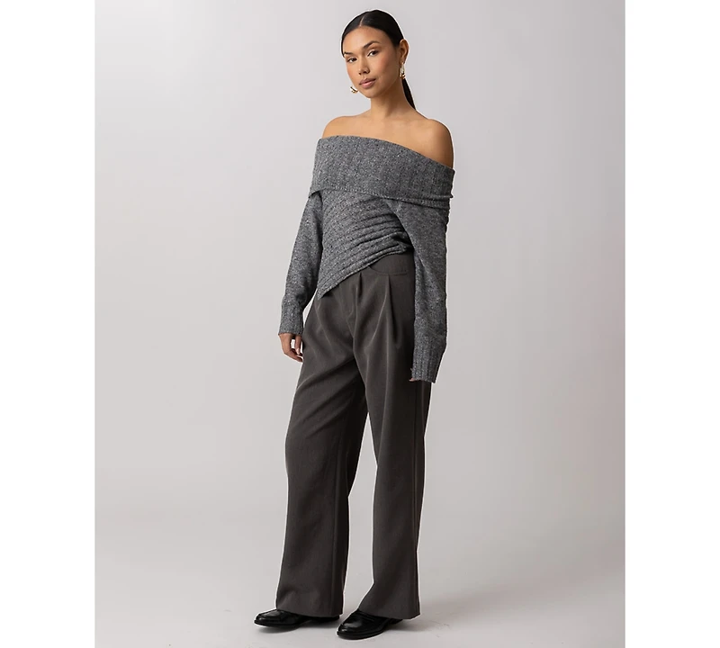 Line & Dot Women's Betty Long Sleeve Sweater