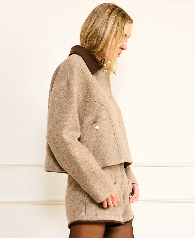 Line & Dot Women's Ingrid Collared Jacket