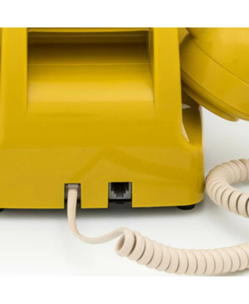 Gpo Retro GPO746YEL 746 Desktop Rotary Dial Telephone - Mustard
