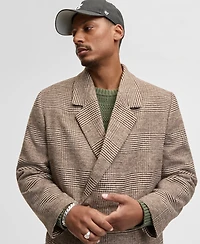 Mode of One Men's Relaxed-Fit Double-Breasted Top Coat, Macy's Exclusive