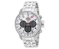 Invicta Men's 23083 S1 Rally Quartz Chronograph Silver, Grey Dial Watch