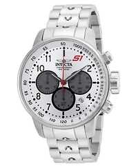 Invicta Mens 23083 S1 Rally Quartz Chronograph Silver Grey Dial Watch