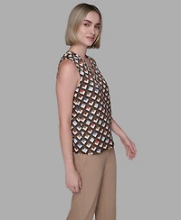 Karl Lagerfeld Paris Women's Sleeveless Top