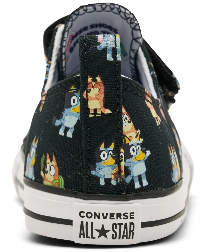 Converse Toddler Kid's Bluey Chuck Taylor All Star 2V Stay-Put Closure Strap Low Top Casual Sneakers from Finish Line