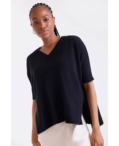 1982 Women's Venetia Vee V-Neck Cashmere Sweater