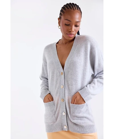 1982 Women's Oceane Oversize V-Neck Cashmere Cardigan