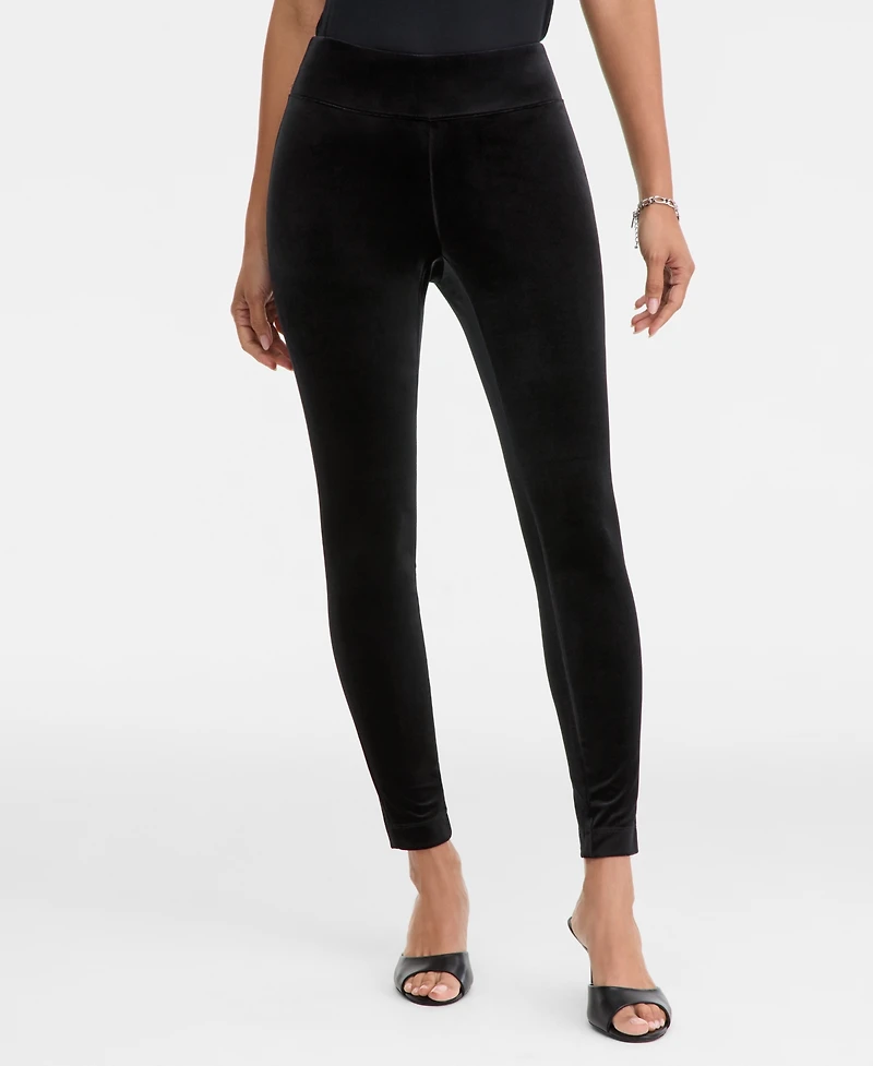 I.n.c. International Concepts Women's Velvet Skinny Pants, Macy's Exclusive