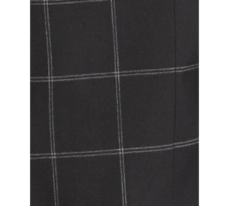 Tayion Collection Men's Classic-Fit Windowpane Suit Separates Jacket