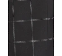 Tayion Collection Men's Classic-Fit Windowpane Suit Separates Jacket