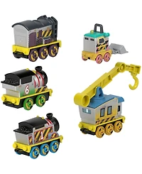 Thomas & Friends Construction Crew 5-Piece Diecast Metal Toy Train and Vehicle Set