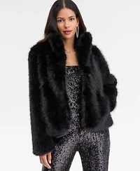 I.N.C. International Concepts Womens Faux Fur Jacket Macys Exclusive