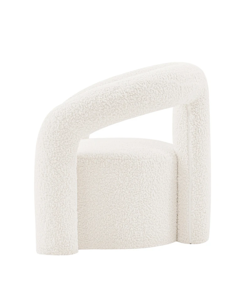 Manhattan Comfort Darian Modern 28.74" Boucle Upholstered Accent Chair